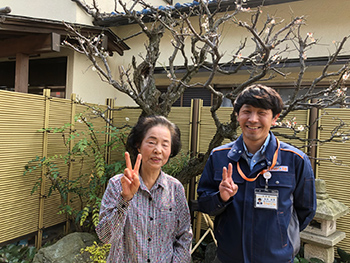 仕事をテキパキとして皆自信のある方なので安心しました。