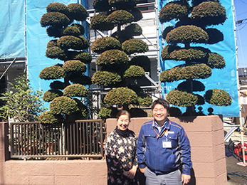 職人さん達が明るく礼儀正しい！