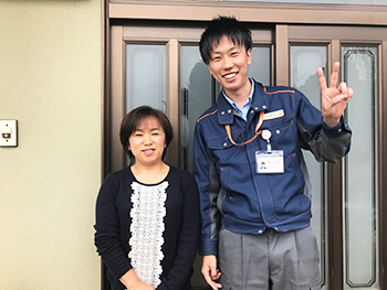 大変満足のいく体験から何度か工事をお願いしています。