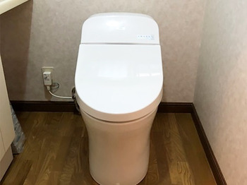 ウォシュレットも使用できるし、節水トイレになり満足です。